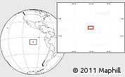 Blank Location Map of the area around 8° 44' 0" S, 101° 4' 29" W
