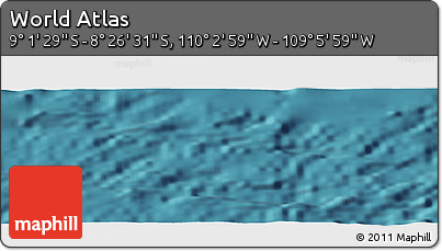 Satellite Panoramic Map of the Area around 8° 44' 0" S, 109° 34' 29" W