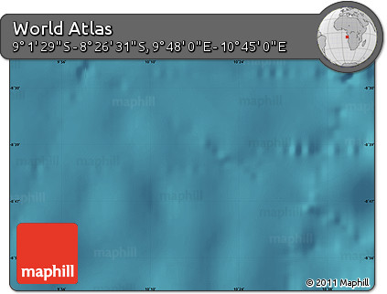 Satellite Map of the Area around 8° 44' 0" S, 10° 16' 30" E