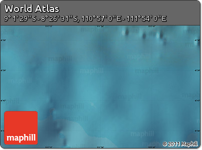 Satellite Map of the Area around 8° 44' 0" S, 111° 25' 30" E
