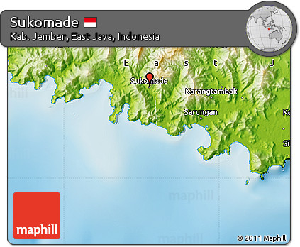 Physical Map of Sukomade