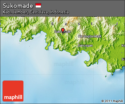 Physical Map of Sukomade