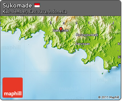 Physical Map of Sukomade