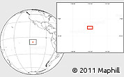 Blank Location Map of the area around 8° 44' 0" S, 114° 40' 30" W
