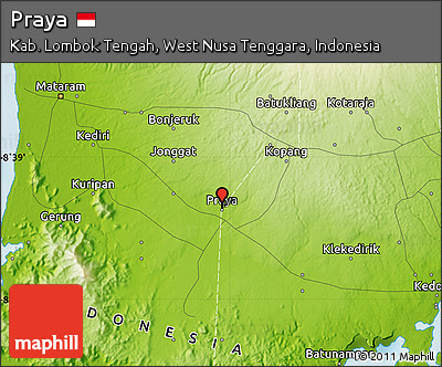 Physical Map of Praya