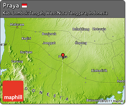 Physical Map of Praya