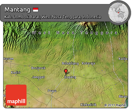 Satellite Map of Mantang