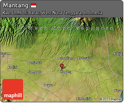 Satellite Map of Mantang