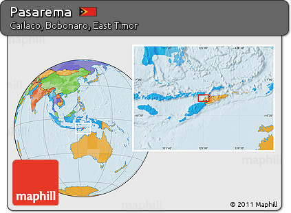 Political Location Map of Pasarema