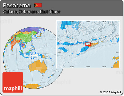 Political Location Map of Pasarema