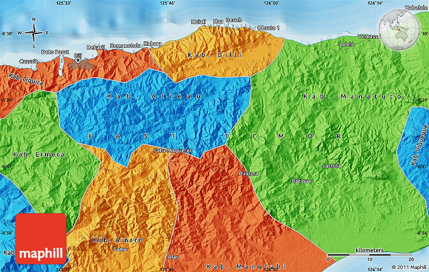 Political Map of Hau