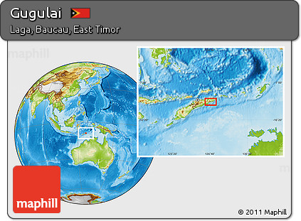 Physical Location Map of Gugulai