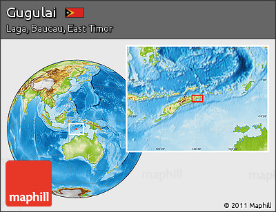 Physical Location Map of Gugulai