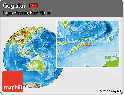 Physical Location Map of Gugulai