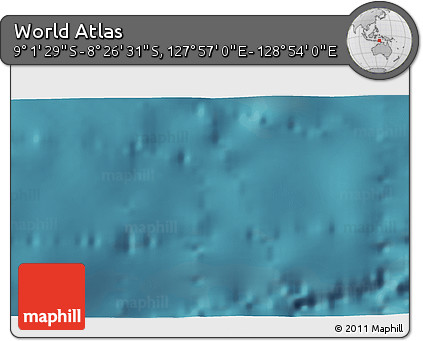 Satellite 3D Map of the Area around 8° 44' 0" S, 128° 25' 30" E