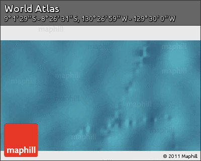 Satellite 3D Map of the Area around 8° 44' 0" S, 129° 58' 29" W