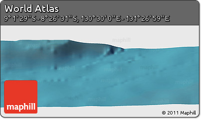 Satellite Panoramic Map of the Area around 8° 44' 0" S, 130° 58' 29" E