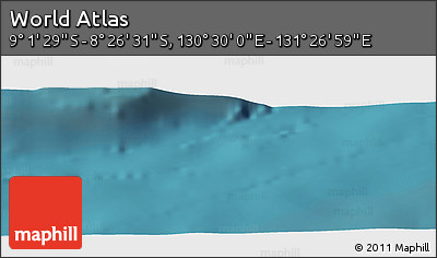 Satellite Panoramic Map of the Area around 8° 44' 0" S, 130° 58' 29" E