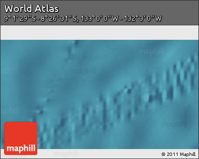 Satellite 3D Map of the Area around 8° 44' 0" S, 132° 31' 30" W