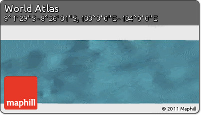 Satellite Panoramic Map of the Area around 8° 44' 0" S, 133° 31' 30" E
