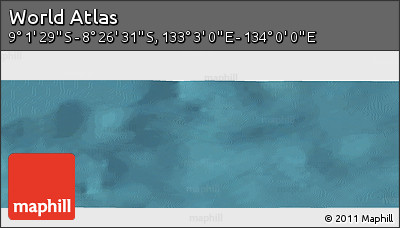 Satellite Panoramic Map of the Area around 8° 44' 0" S, 133° 31' 30" E