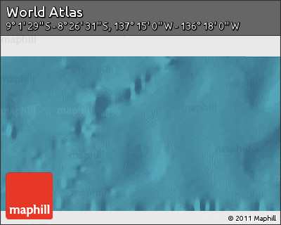 Satellite 3D Map of the Area around 8° 44' 0" S, 136° 46' 30" W