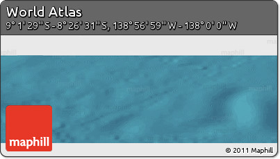Satellite Panoramic Map of the Area around 8° 44' 0" S, 138° 28' 29" W