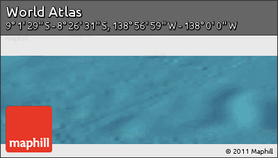 Satellite Panoramic Map of the Area around 8° 44' 0" S, 138° 28' 29" W