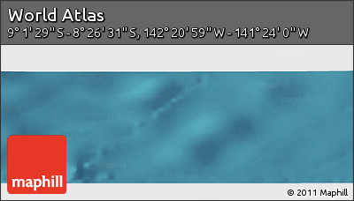 Satellite Panoramic Map of the Area around 8° 44' 0" S, 141° 52' 30" W