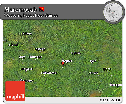 Satellite 3D Map of Maremosab
