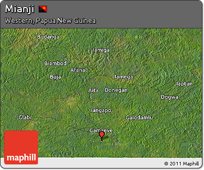 Satellite 3D Map of Mianji