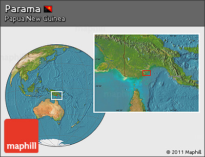 Satellite Location Map of Parama