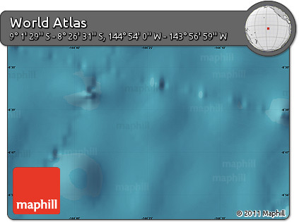 Satellite Map of the Area around 8° 44' 0" S, 144° 25' 30" W