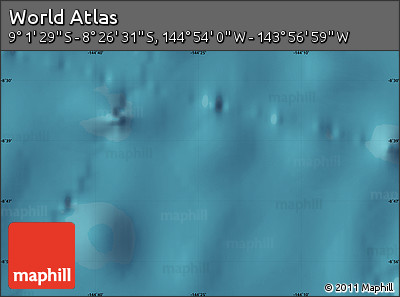 Satellite Map of the Area around 8° 44' 0" S, 144° 25' 30" W