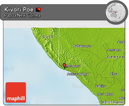 Physical 3D Map of Kivori Poe