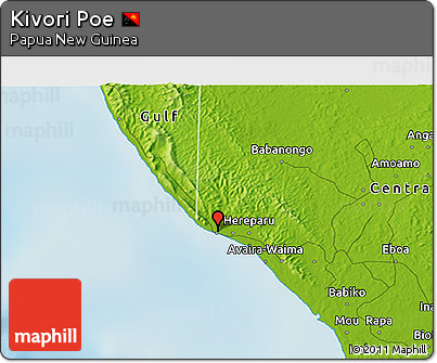 Physical 3D Map of Kivori Poe