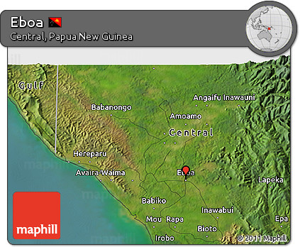 Satellite 3D Map of Eboa