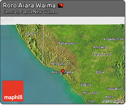 Satellite 3D Map of Roro Aiara Waima