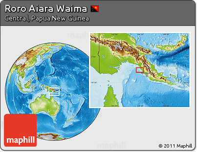 Physical Location Map of Roro Aiara Waima