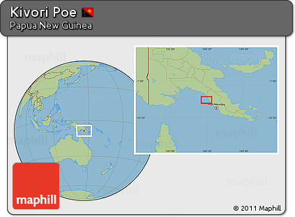 Savanna Style Location Map of Kivori Poe