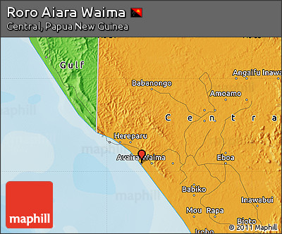 Political Map of Roro Aiara Waima
