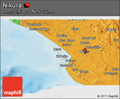 Political Panoramic Map of Nikura