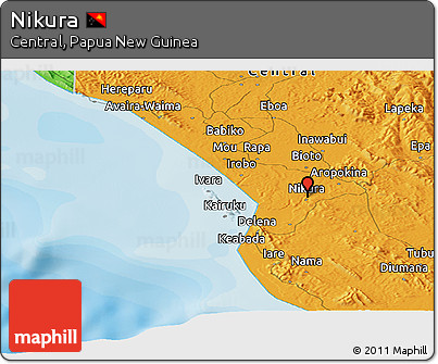 Political Panoramic Map of Nikura