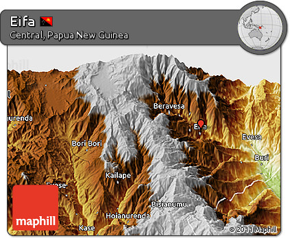 Physical 3D Map of Eifa