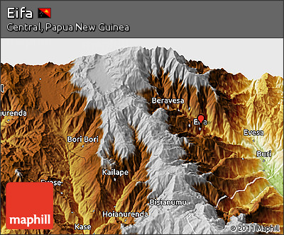 Physical 3D Map of Eifa