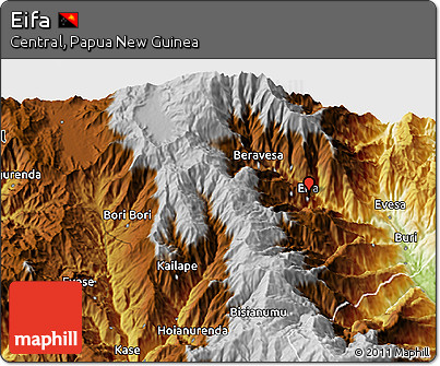 Physical 3D Map of Eifa