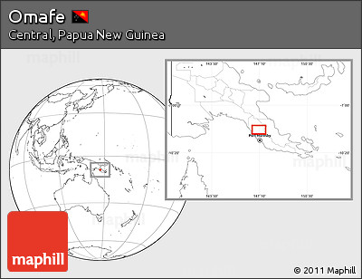 Blank Location Map of Omafe