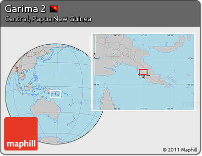 Gray Location Map of Garima 2