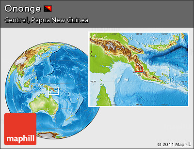 Physical Location Map of Ononge