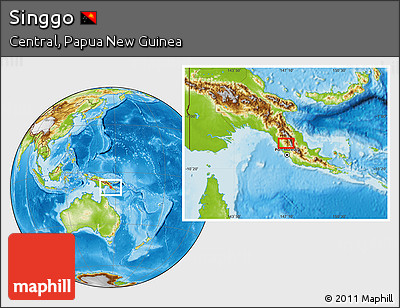 Physical Location Map of Singgo